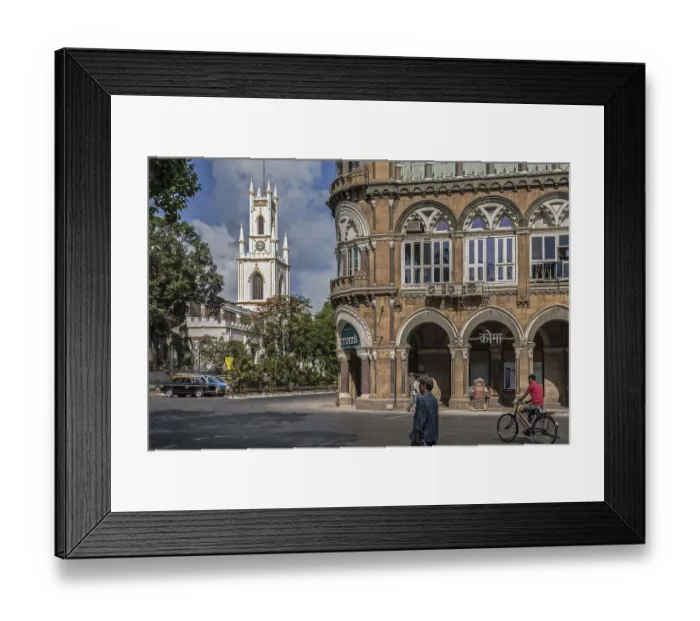 Framed Print : St thomas cathedral, mumbai, maharashtra
