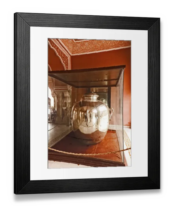 Framed Print : Silver Pot, City Palace, Jaipur Framed Print : Silver Pot, City Palace, Jaipur