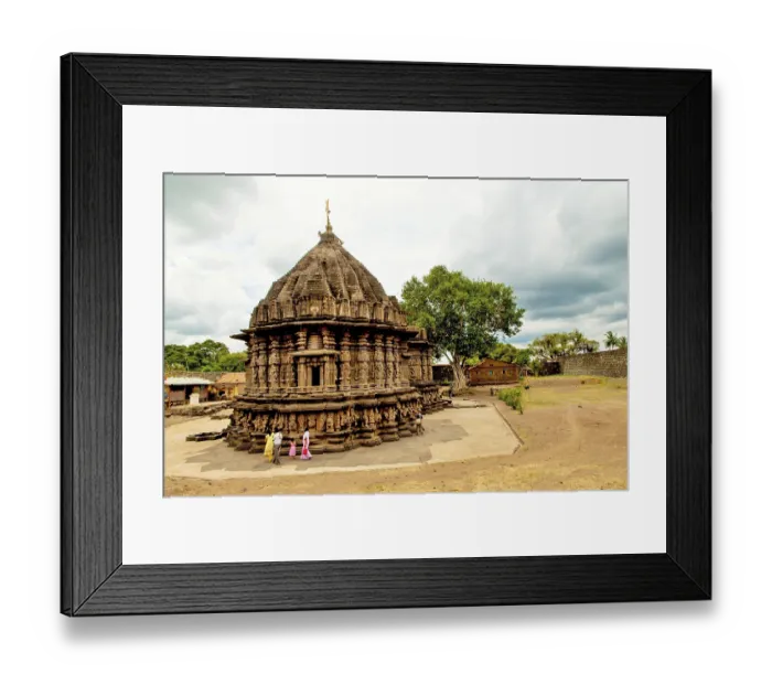 Framed Print : Kopeshwar Temple, Khidrapur, Kolhapur