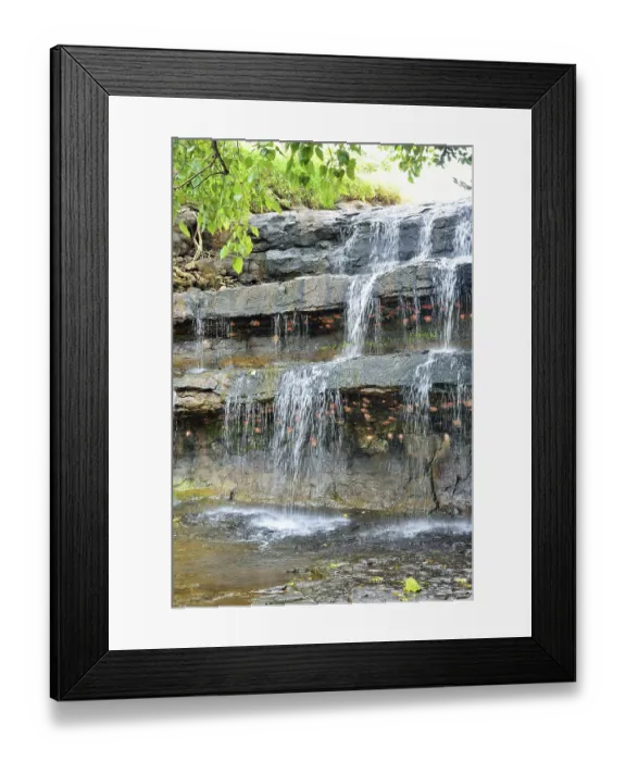 Framed Print : Bilpudi Waterfall, Dharampur, Valsad