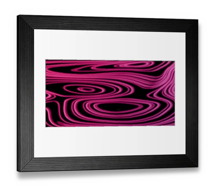 Framed Print : Neon Glow red lines on a dark background Framed Print : Neon Glow red lines on a dark background