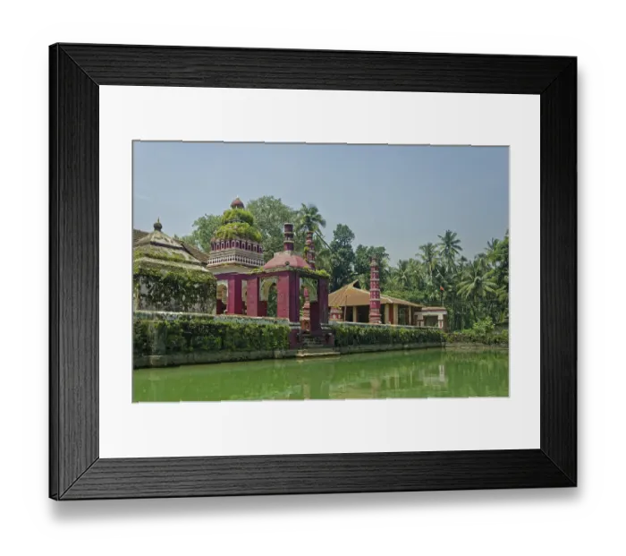 Framed Print : Shree rameshwaram Shiva temple