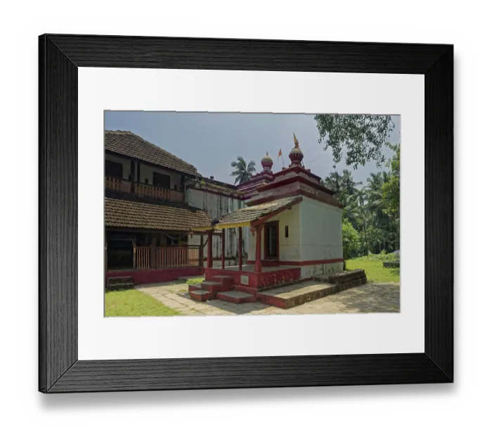 Framed Print : Shree rameshwaram Shiva temple