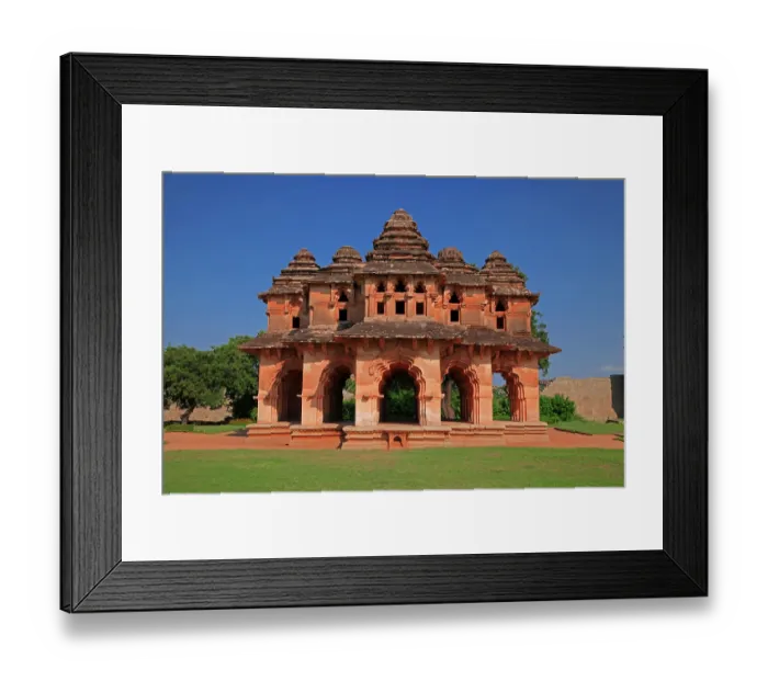 Framed Print : Lotus mahal, hampi, vijayanagar Framed Print : Lotus mahal, hampi, vijayanagar