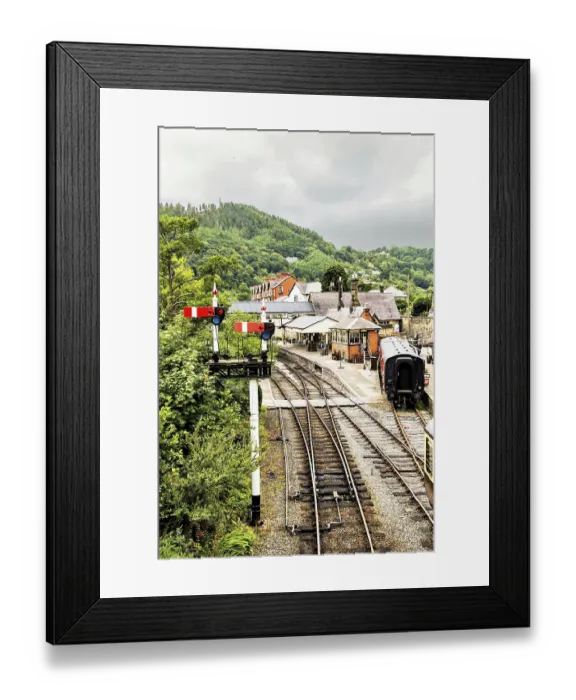 Framed Print : Llangollen railway station, Wales