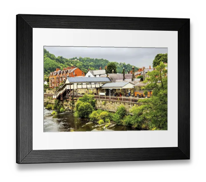 Framed Print : Llangollen railway station, Wales