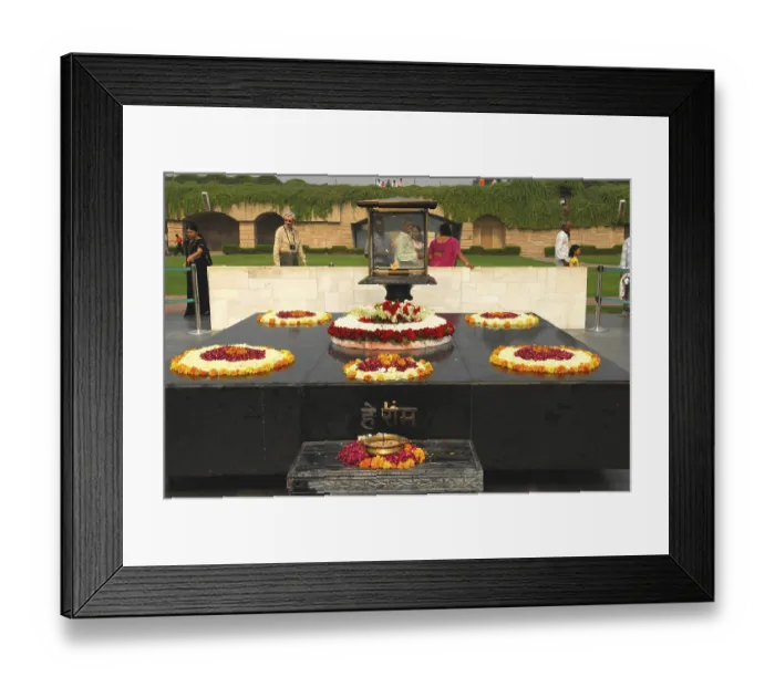 Framed Print : Shanti sthal of Mahatma Gandhi