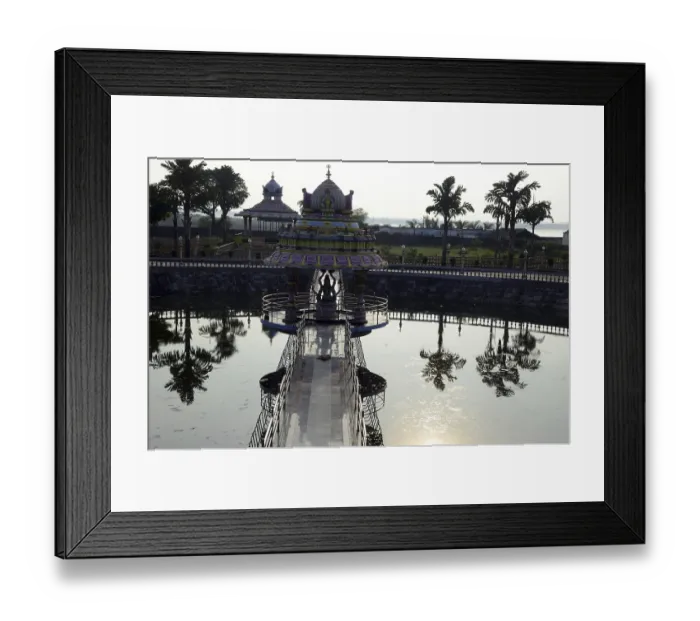 Framed Print : Shiva temple in tirupati town karnataka India Asia Framed Print : Shiva temple in tirupati town karnataka India Asia