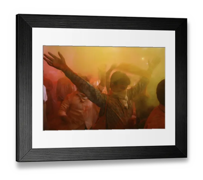 Framed Print : Holi festival, Barsana, Uttar Pradesh Framed Print : Holi festival, Barsana, Uttar Pradesh