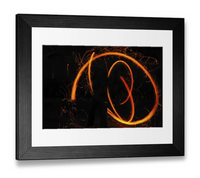 Framed Print : Lighting effect