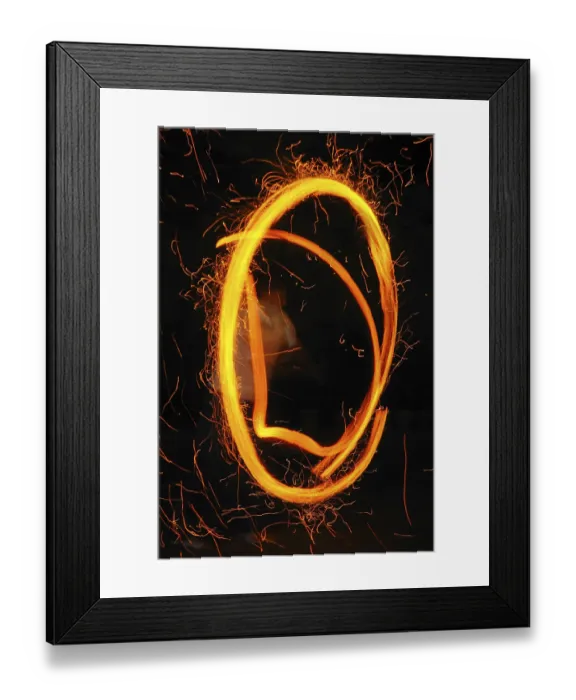Framed Print : Lighting effect