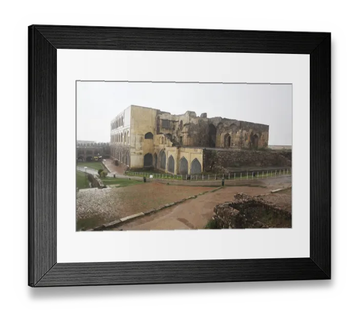 Framed Print : Golconda fort, Hyderabad, Andhra Pradesh, India