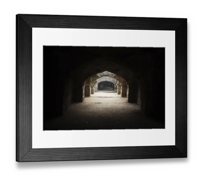 Framed Print : Inside view of golconda fort, Hyderabad