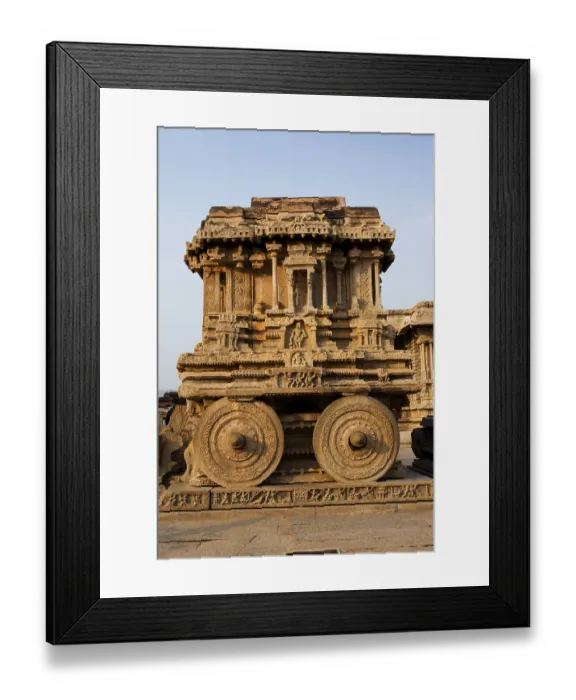 Framed Print : Stone Chariot at Vittala temple