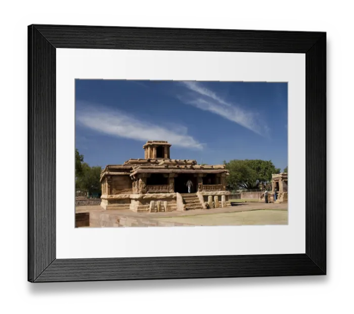 Framed Print : Lad Khan temple, Aihole, Karnataka, India Framed Print : Lad Khan temple, Aihole, Karnataka, India