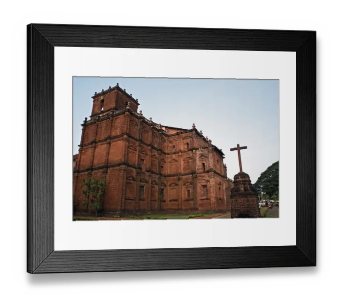 Framed Print : Basilica Of Bom Jesus church, Old Goa