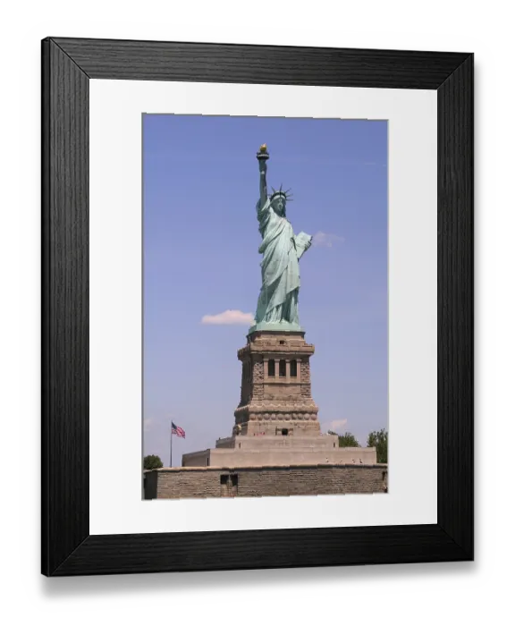 Framed Print : Statue of liberty, New York, USA United States Of America