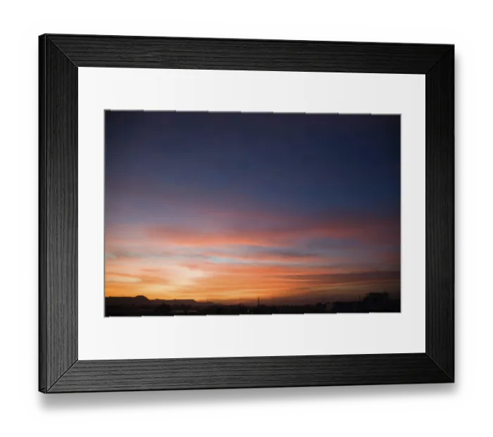 Framed Print : Sunset at nasik, Maharashtra, India