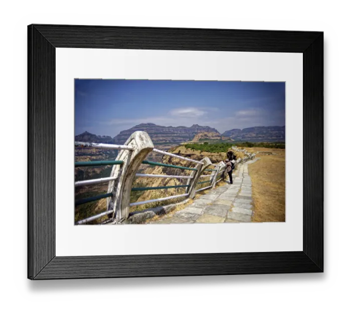 Framed Print : Mountains at malshej ghat, maharashtra