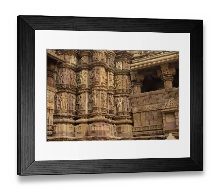 Framed Print : Statues, devi jagadambi temple