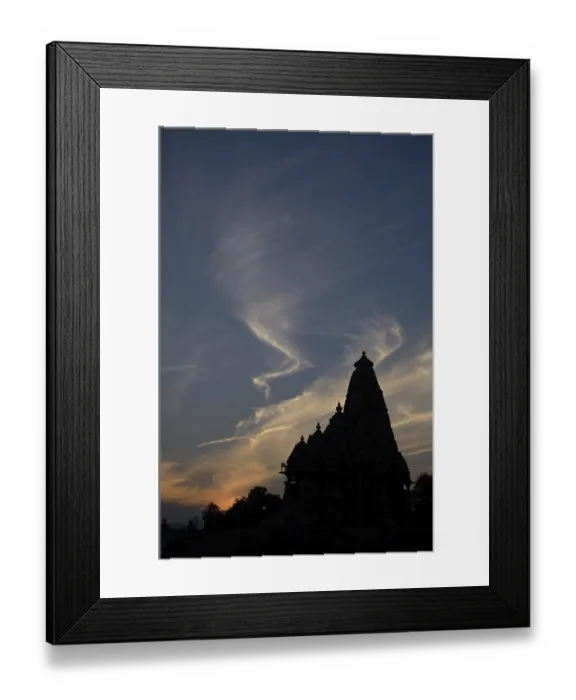 Framed Print : Kandariya mahadev temple at khajuraho in madhya pradesh