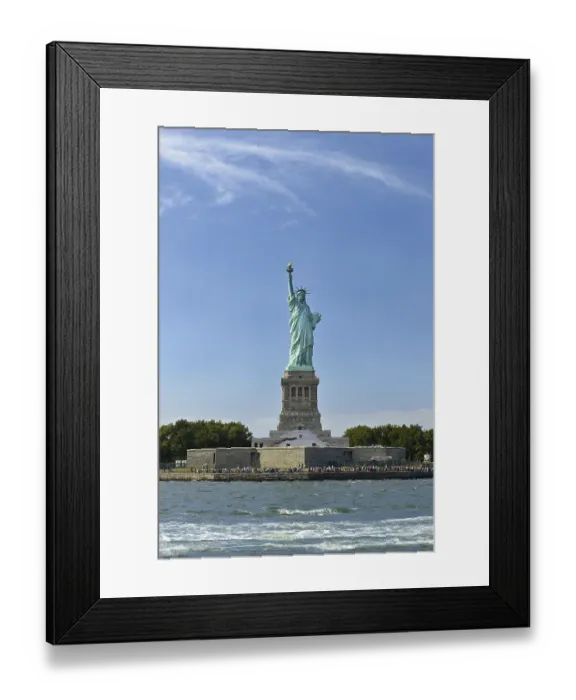 Framed Print : Statue Of Liberty, New York, Usa