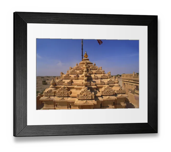 Framed Print : Amarsagar Jain temple, Jaisalmer, Rajasthan, India Framed Print : Amarsagar Jain temple, Jaisalmer, Rajasthan, India