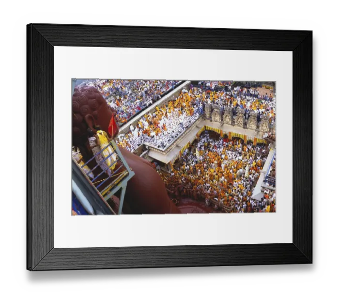 Framed Print : Statue of Bahubali, Mahamastakabhisheka festival Framed Print : Statue of Bahubali, Mahamastakabhisheka festival