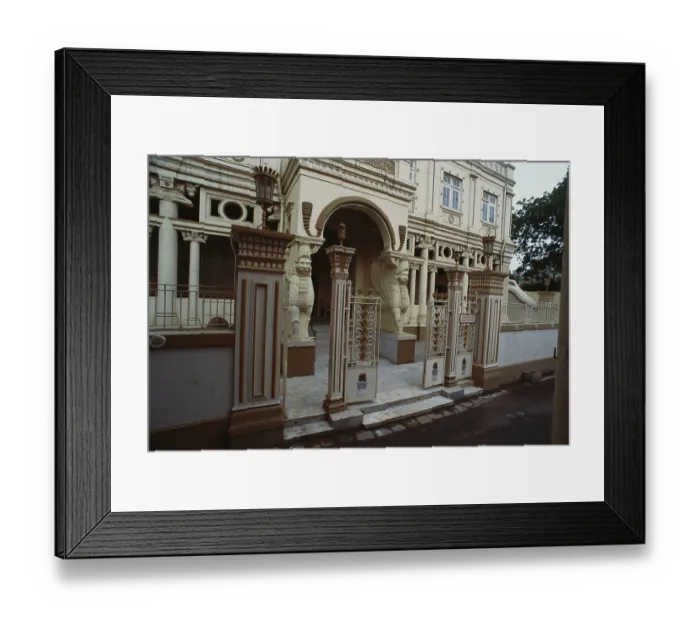 Framed Print : Parsi temple, Sayed Pura, Surat, Gujarat, India