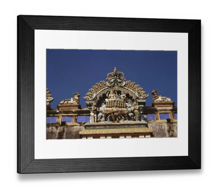 Framed Print : Gopuram of Chidambaram temple, Tamil Nadu, India