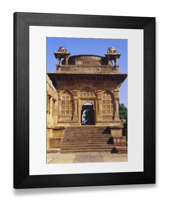 Framed Print : Entrance of Jami masjid, Champaner Framed Print : Entrance of Jami masjid, Champaner