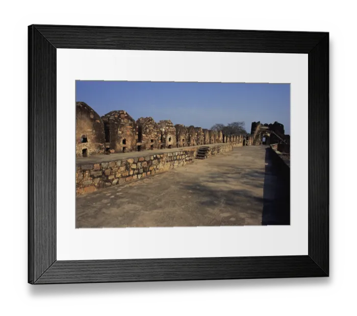 Framed Print : Fortification inside view of Jhansi fort Framed Print : Fortification inside view of Jhansi fort