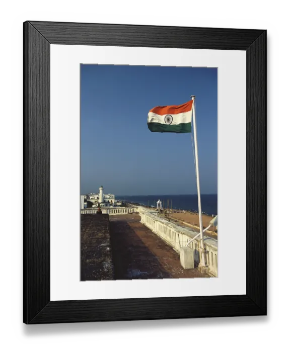 Framed Print : Beach road, scene from Town Hall
