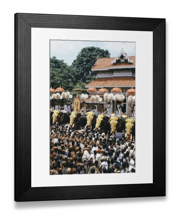 Framed Print : Colourful view of Paramakavu on Trichurpooram pooram Framed Print : Colourful view of Paramakavu on Trichurpooram pooram