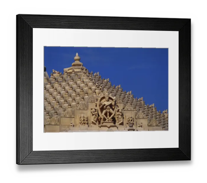Framed Print : Somnath temple, Verahal, Gujarat, India
