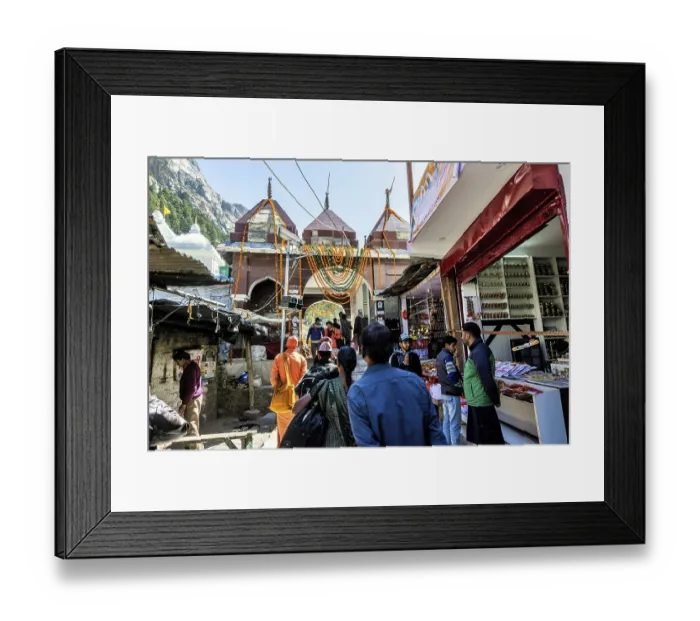 Framed Print : Entrance gate, Gangotri temple Framed Print : Entrance gate, Gangotri temple