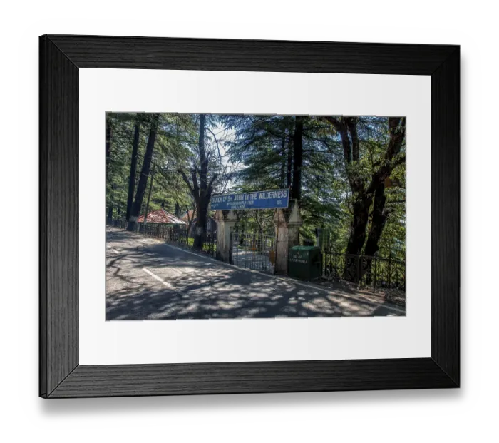 Framed Print : St john church mcleodganj, kangra