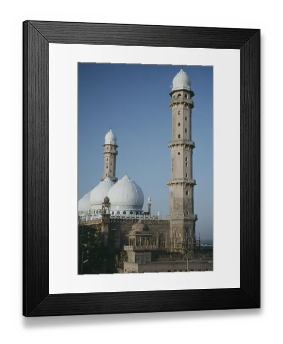 Framed Print : View of Taj Ul Masjid in Bhopal Framed Print : View of Taj Ul Masjid in Bhopal