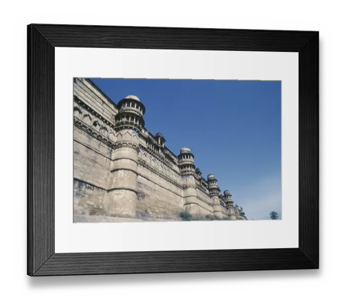 Framed Print : Side view of Gwalior fort, Madhya Pradesh