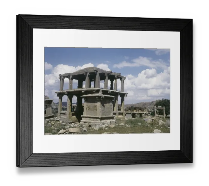 Framed Print : View of King's Balance, Hampi Framed Print : View of King's Balance, Hampi