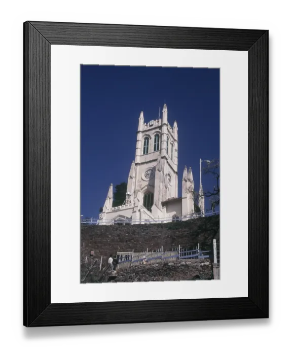 Framed Print : View of Christ church, Shimla, Himachal Pradesh Framed Print : View of Christ church, Shimla, Himachal Pradesh