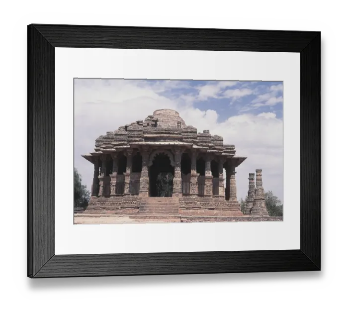 Framed Print : Exterior of Sun Temple, Modhera