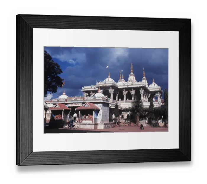 Framed Print : View of Swaminarayan Temple, Mushi