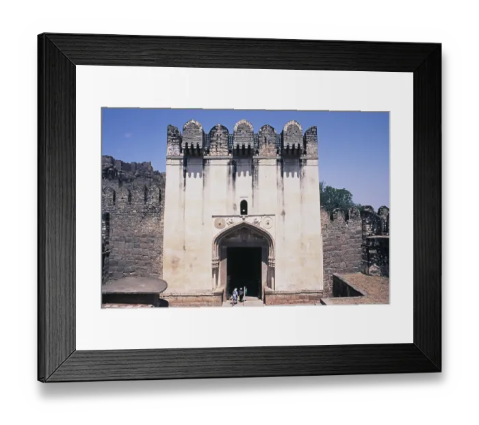 Framed Print : View of Bala Hissar, Golconda Fort