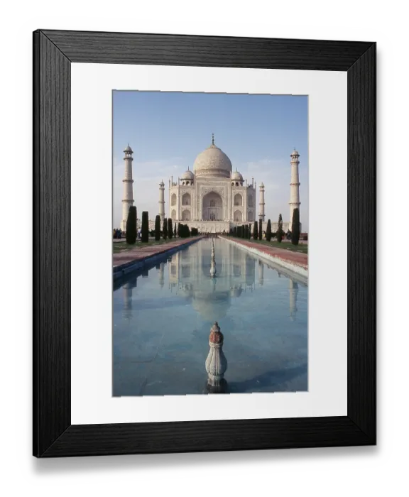 Framed Print : View of Taj Mahal, River Yamuna Framed Print : View of Taj Mahal, River Yamuna