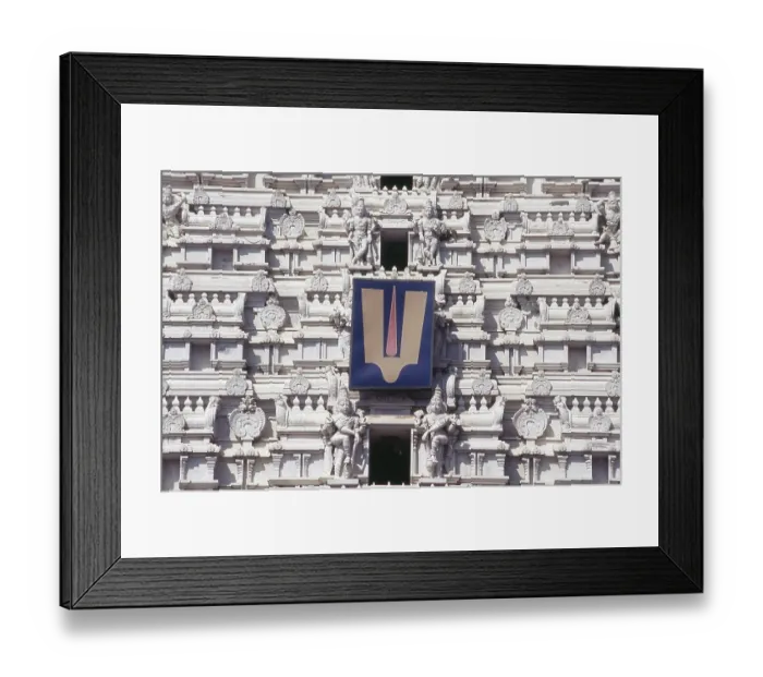 Framed Print : Gopuram, symbol, Sthala Sayana Perumal Temple