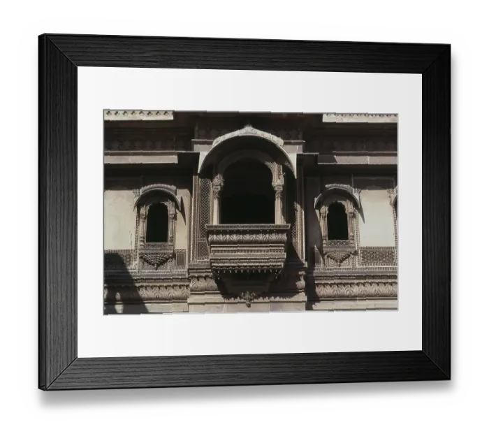 Framed Print : Decorated window of Patwon ki Haveli Framed Print : Decorated window of Patwon ki Haveli