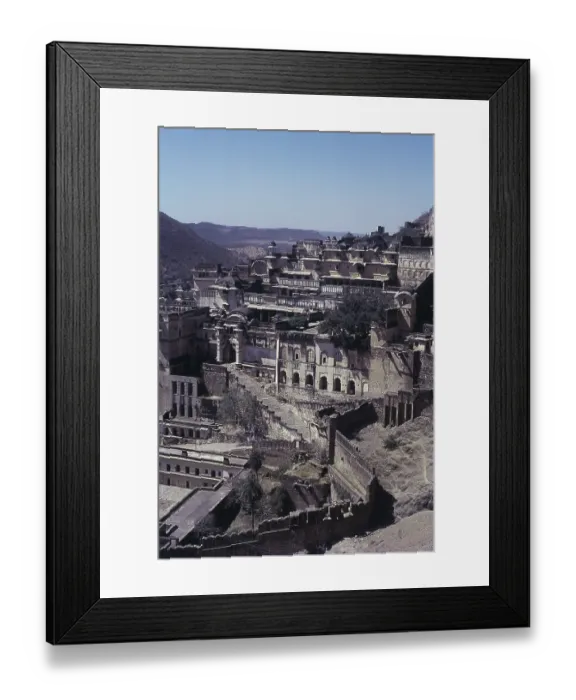 Framed Print : Elevated view of Taragarh Fort