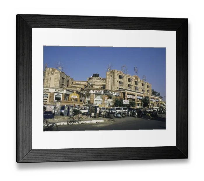 Framed Print : Ganapati Plaza, Posh Shopping Centre