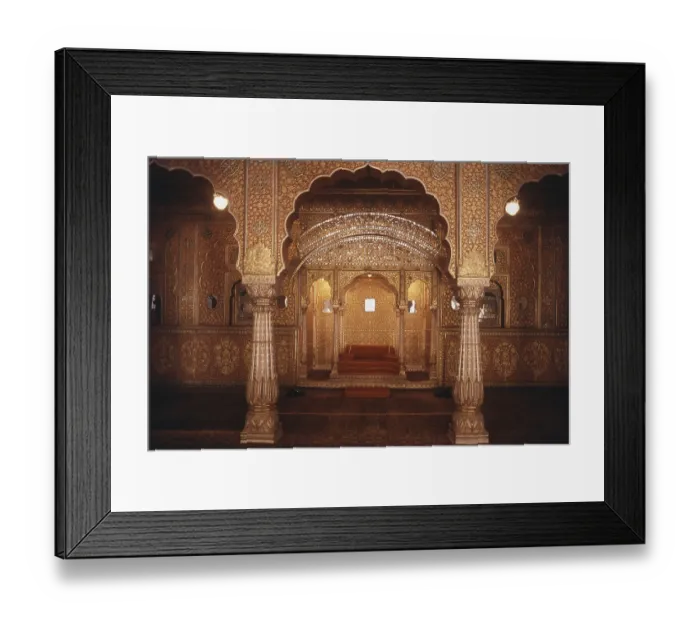 Framed Print : Anup Mahal in Junagadh Fort, Bikaner